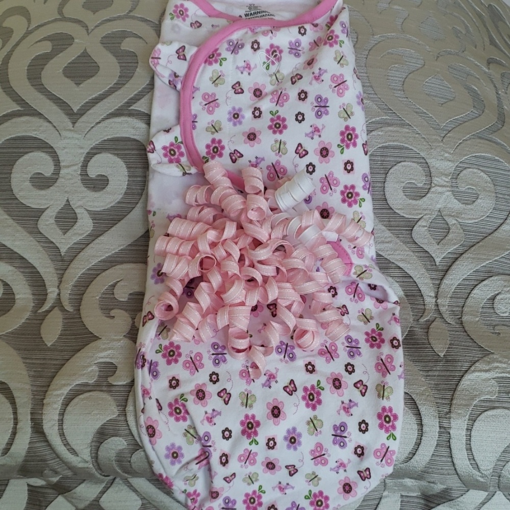 💞Swaddle Me Floral Butterfly Swaddle Size Large💞